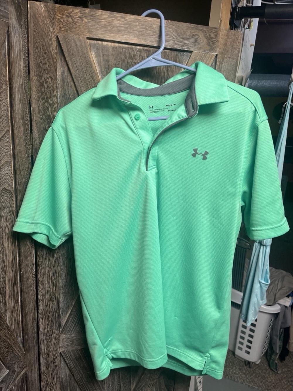 Under Armour Men’s Polo Size Medium Green